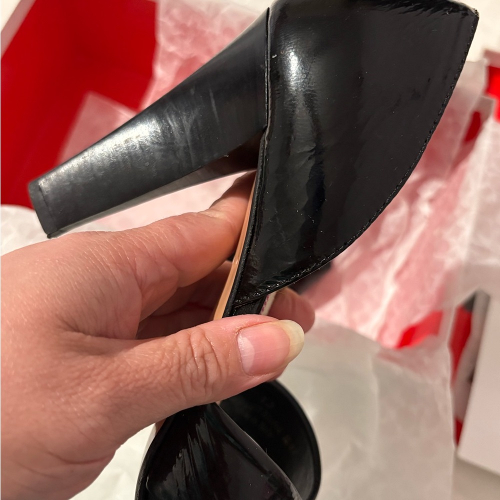 Coach Black Bardot Heels - Picture 3 of 16
